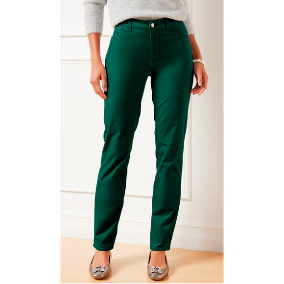 Talbots Velveteen Straight Leg Pants - Picture 1 of 9